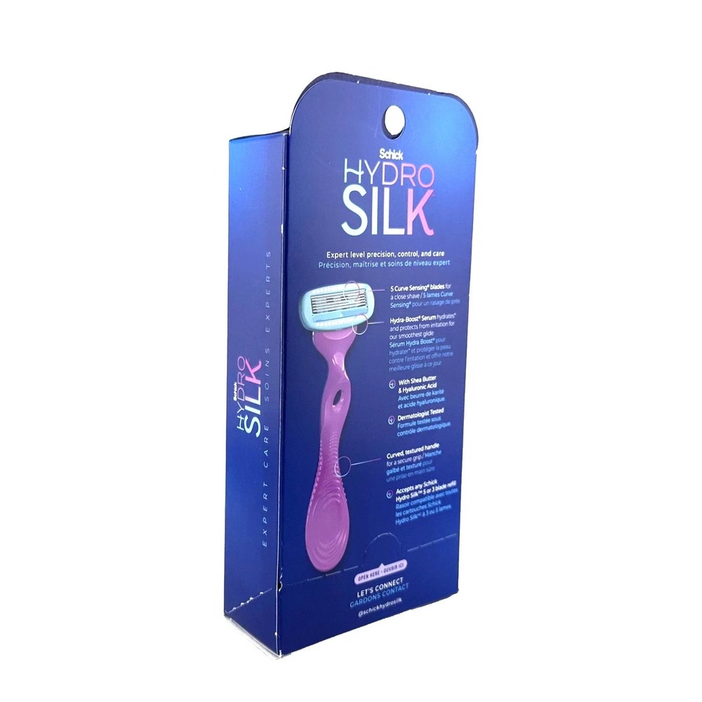 Schick Hydro Silk Razor for Women - 1 Razor Handle + 2 Razor Refill Pack - 1 Set - Picture 6 of 6